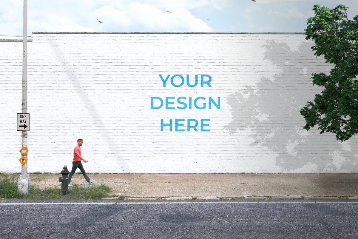 Download Free Landscape Billboard Mockup Generator Smartmockups PSD Mockup Templates