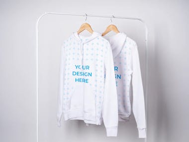 Download Free Free Hoodie With Changeable Color Mockup Generator Smartmockups PSD Mockups.